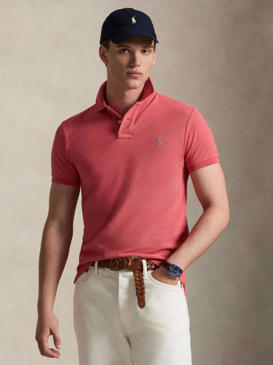 Zdjęcie produktu POLO RALPH LAUREN Polo | Slim Fit | pique czerwony