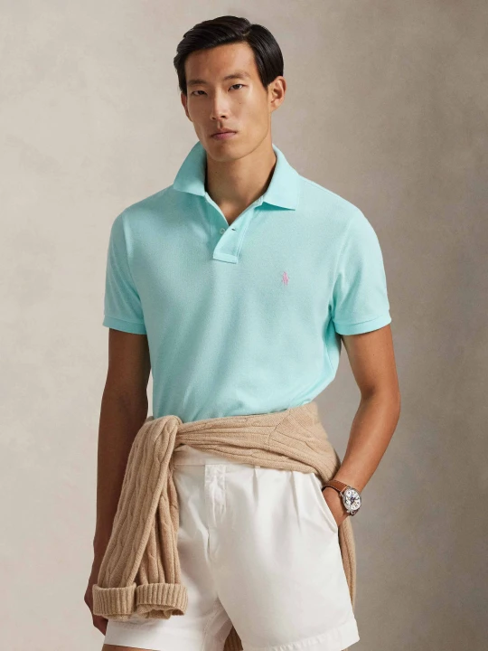 Zdjęcie produktu POLO RALPH LAUREN Polo | Slim Fit | pique niebieski