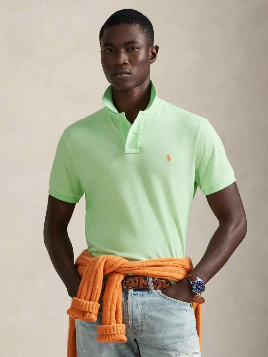 Zdjęcie produktu POLO RALPH LAUREN Polo | Slim Fit | pique limonkowy