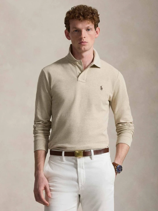 Zdjęcie produktu POLO RALPH LAUREN Polo | Slim Fit | pique beżowy