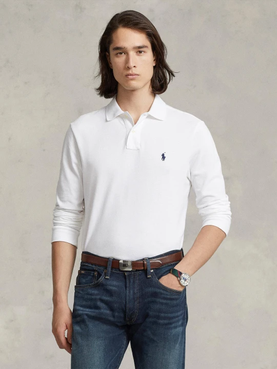 Zdjęcie produktu POLO RALPH LAUREN Polo | Slim Fit | pique biały
