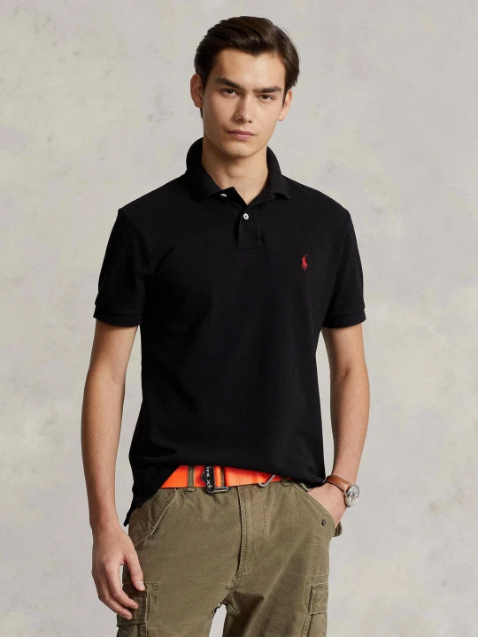 Zdjęcie produktu POLO RALPH LAUREN Polo | Slim Fit | pique czarny
