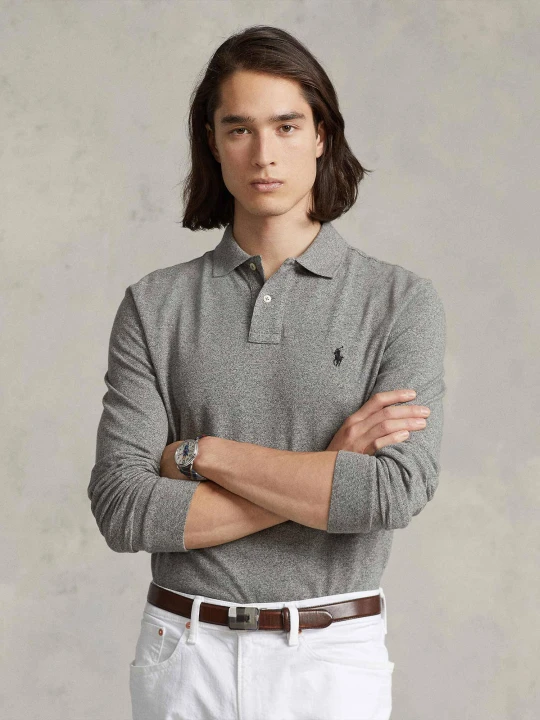 Zdjęcie produktu POLO RALPH LAUREN Polo | Slim Fit | pique szary