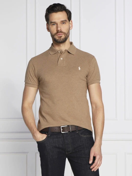 Zdjęcie produktu POLO RALPH LAUREN Polo | Slim Fit | pique piaskowy