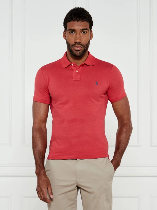 Zdjęcie produktu POLO RALPH LAUREN Polo | Slim Fit | pique czerwony