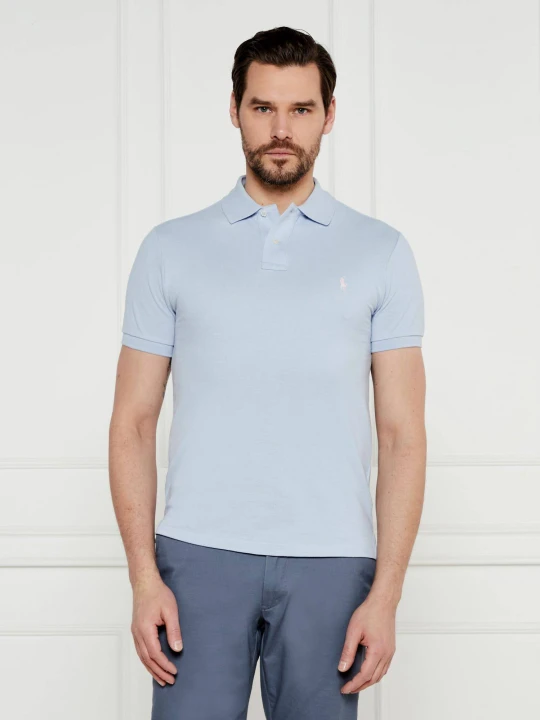 Zdjęcie produktu POLO RALPH LAUREN Polo | Slim Fit | pique błękitny