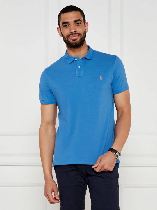 Zdjęcie produktu POLO RALPH LAUREN Polo | Slim Fit | pique niebieski