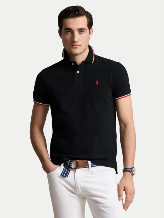 Zdjęcie produktu Polo Ralph Lauren Polo Ssl 710842621001 Czarny Slim Fit
