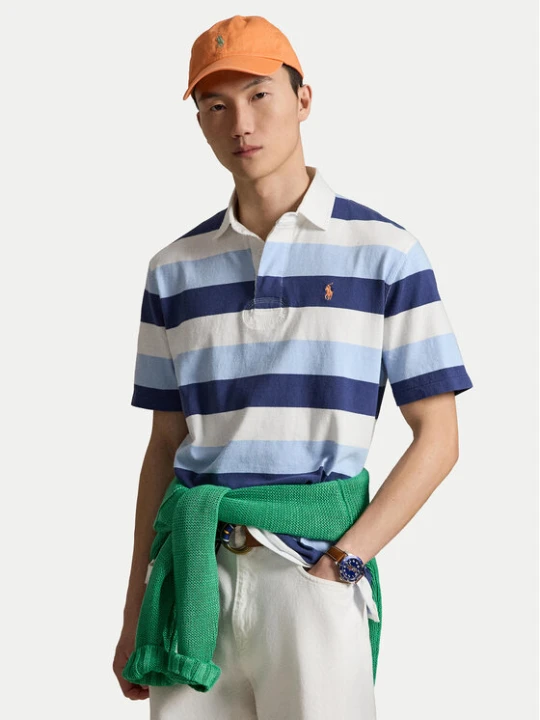 Zdjęcie produktu Polo Ralph Lauren Polo Ssl Rug 710977587001 Niebieski Regular Fit