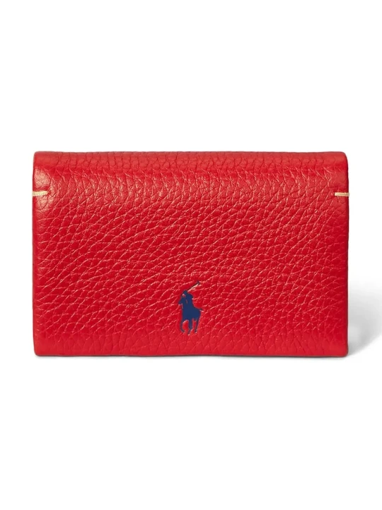 Zdjęcie produktu Polo Ralph Lauren portfel skórzany czerwony