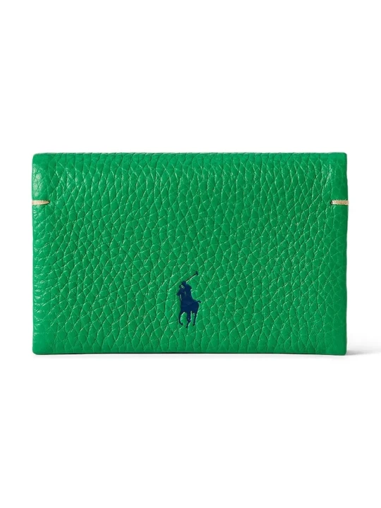 Zdjęcie produktu Polo Ralph Lauren portfel skórzany zielony