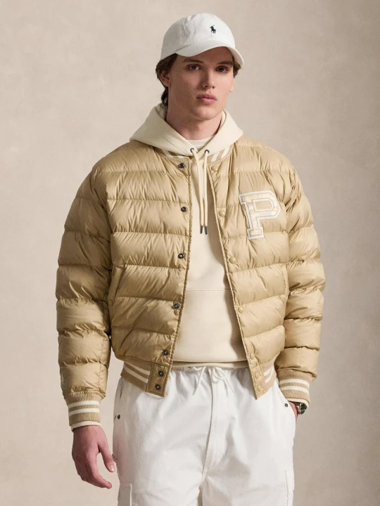 Zdjęcie produktu POLO RALPH LAUREN Puchowa kurtka bomber | Regular Fit beżowy