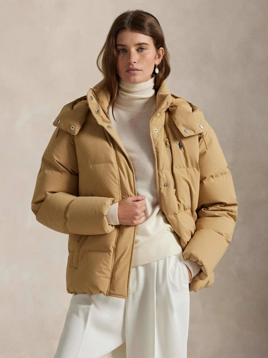 Zdjęcie produktu POLO RALPH LAUREN Puchowa kurtka | Regular Fit beżowy