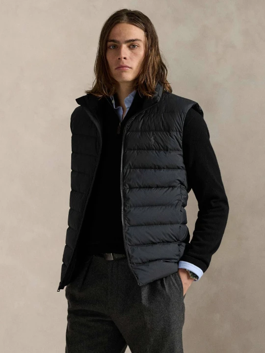 Zdjęcie produktu POLO RALPH LAUREN Puchowy bezrękawnik | Regular Fit czarny