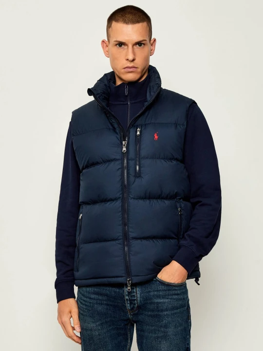 Zdjęcie produktu POLO RALPH LAUREN Puchowy bezrękawnik | Regular Fit granatowy