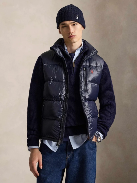 Zdjęcie produktu POLO RALPH LAUREN Puchowy bezrękawnik | Regular Fit granatowy