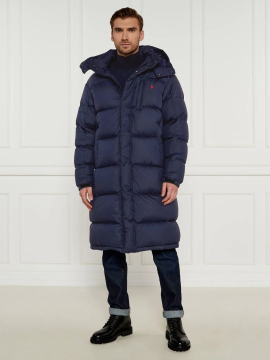 Zdjęcie produktu POLO RALPH LAUREN Puchowy płaszcz granatowy