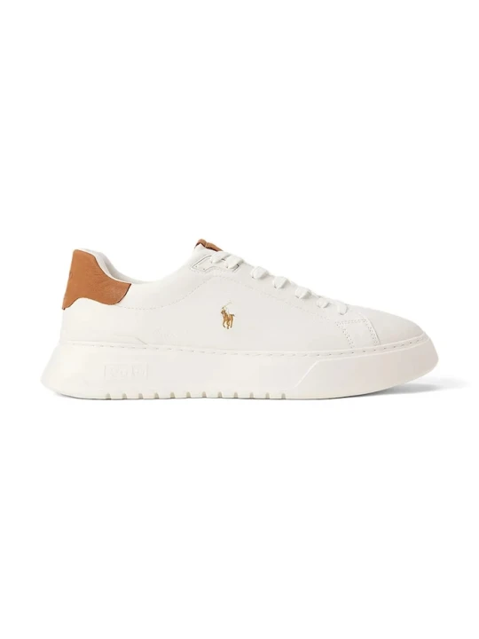 Zdjęcie produktu Polo Ralph Lauren Rlite Court sneakersy męskie skórzane biały