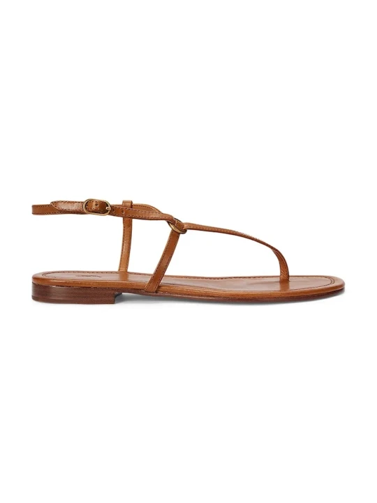 Zdjęcie produktu Polo Ralph Lauren sandały skórzane Plo Rng Br Sandal brązowy