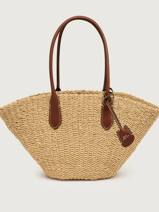 Zdjęcie produktu POLO RALPH LAUREN Shopperka Bellport | z dodatkiem skóry beżowy