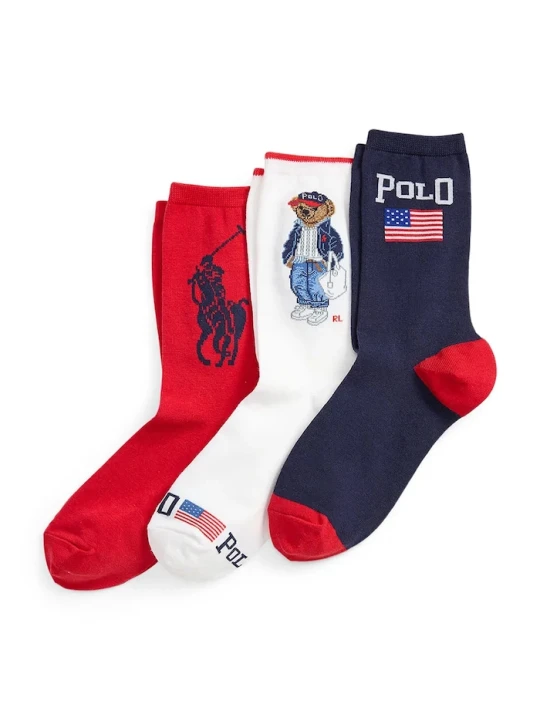 Zdjęcie produktu Polo Ralph Lauren skarpetki 3-pack biały