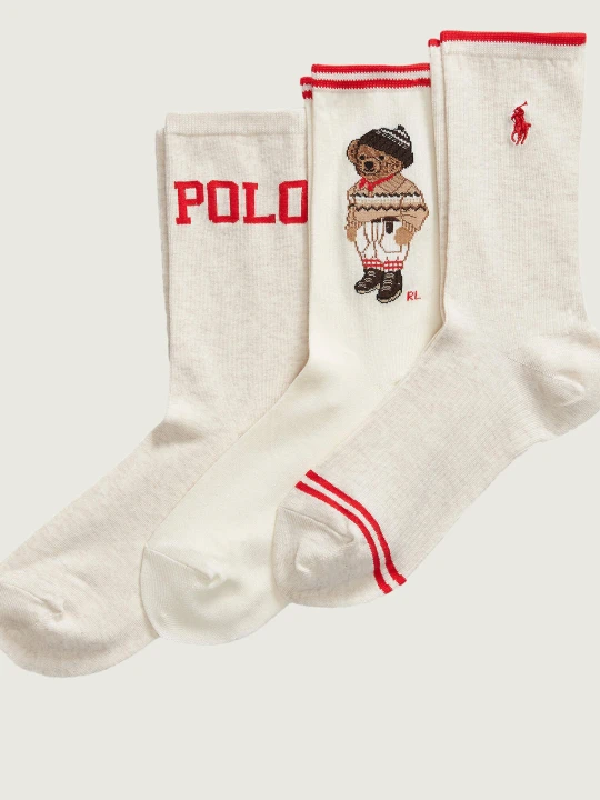 Zdjęcie produktu POLO RALPH LAUREN Skarpety 3-pack beżowy