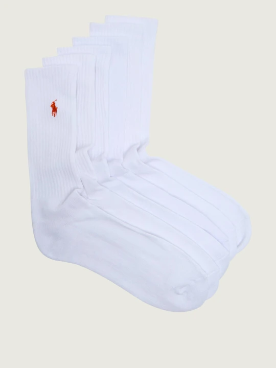 Zdjęcie produktu POLO RALPH LAUREN Skarpety 6-pack biały