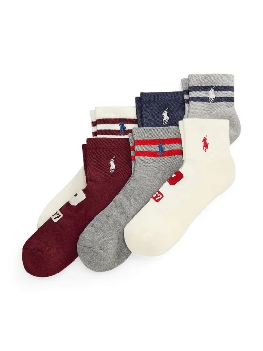 Zdjęcie produktu Polo Ralph Lauren skarpety damskie 6-pack beżowy