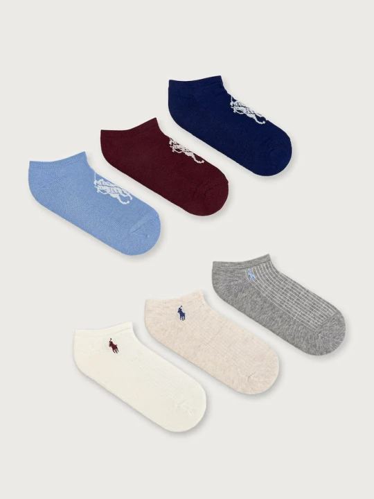 Zdjęcie produktu Polo Ralph Lauren skarpety damskie 6-pack szary