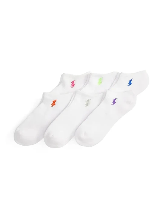 Zdjęcie produktu Polo Ralph Lauren skarpety damskie z bawełną 6-pack biały