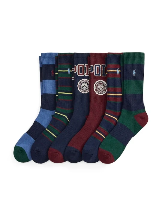 Zdjęcie produktu Polo Ralph Lauren skarpety męskie 6-pack czerwony