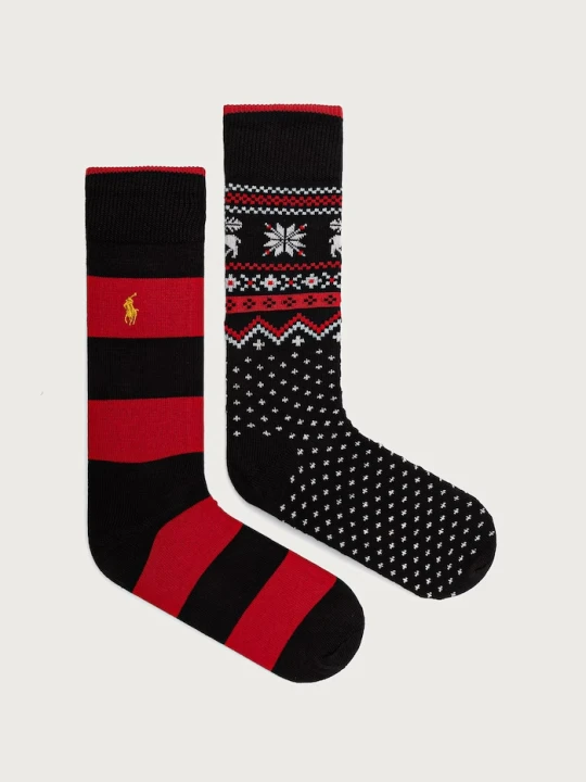Zdjęcie produktu Polo Ralph Lauren skarpety niemowlęce z bawełną 2-pack czerwony