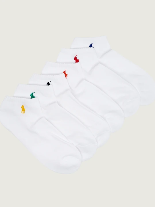 Zdjęcie produktu POLO RALPH LAUREN Skarpety / stopki 6 pack biały