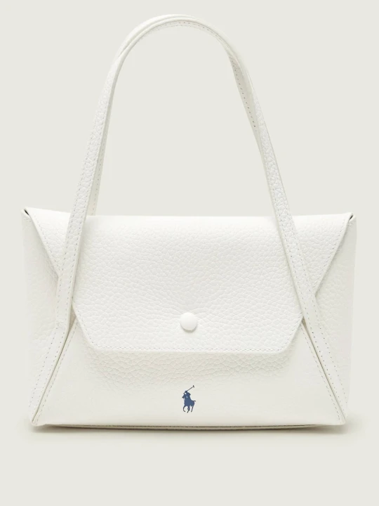 Zdjęcie produktu POLO RALPH LAUREN Skórzana kopertówka POLO PLAY biały