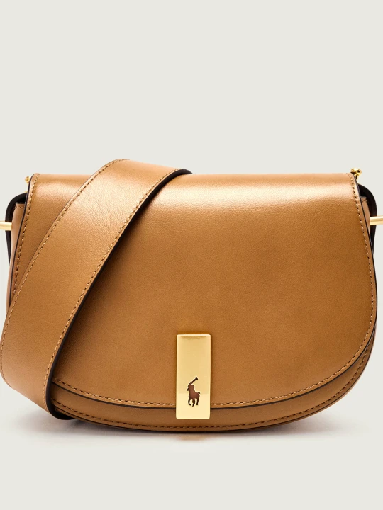 Zdjęcie produktu POLO RALPH LAUREN Skórzana listonoszka ID brązowy
