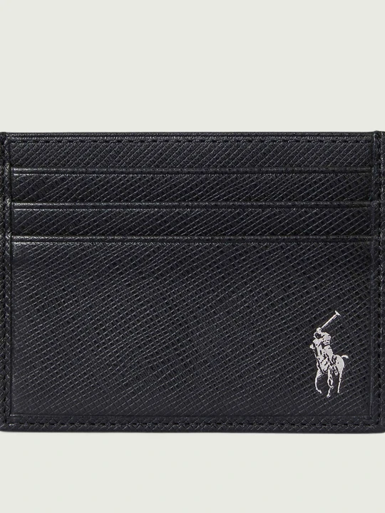 Zdjęcie produktu POLO RALPH LAUREN Skórzane etui na karty czarny