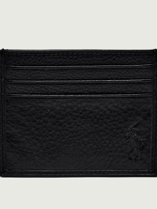 Zdjęcie produktu POLO RALPH LAUREN Skórzane etui na karty czarny