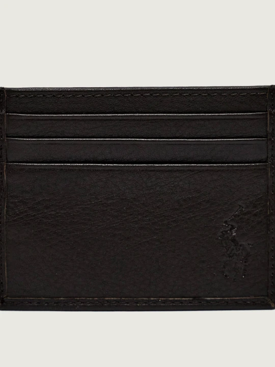 Zdjęcie produktu POLO RALPH LAUREN Skórzane etui na karty brązowy