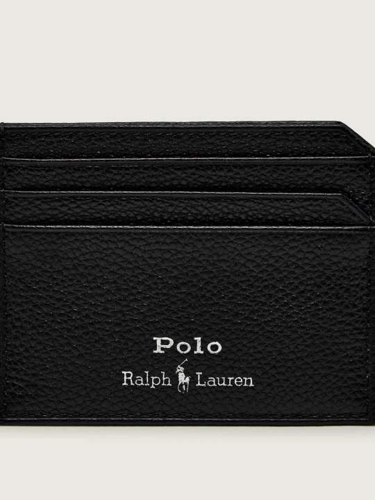 Zdjęcie produktu POLO RALPH LAUREN Skórzane etui na karty czarny
