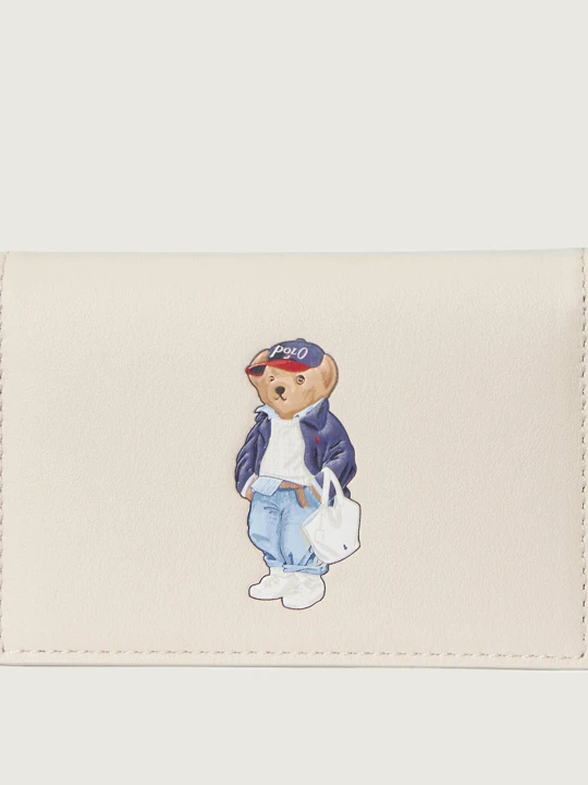 Zdjęcie produktu POLO RALPH LAUREN Skórzane etui na karty beżowy