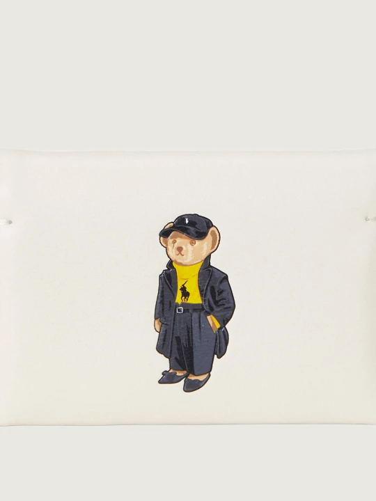 Zdjęcie produktu POLO RALPH LAUREN Skórzane etui na karty ecru