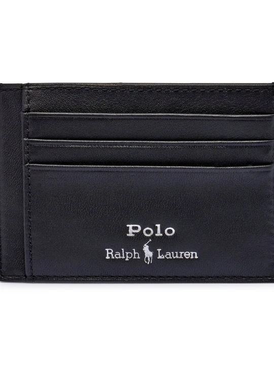 Zdjęcie produktu POLO RALPH LAUREN Skórzane etui na karty czarny