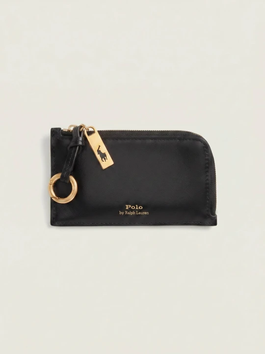 Zdjęcie produktu POLO RALPH LAUREN Skórzane etui na karty czarny