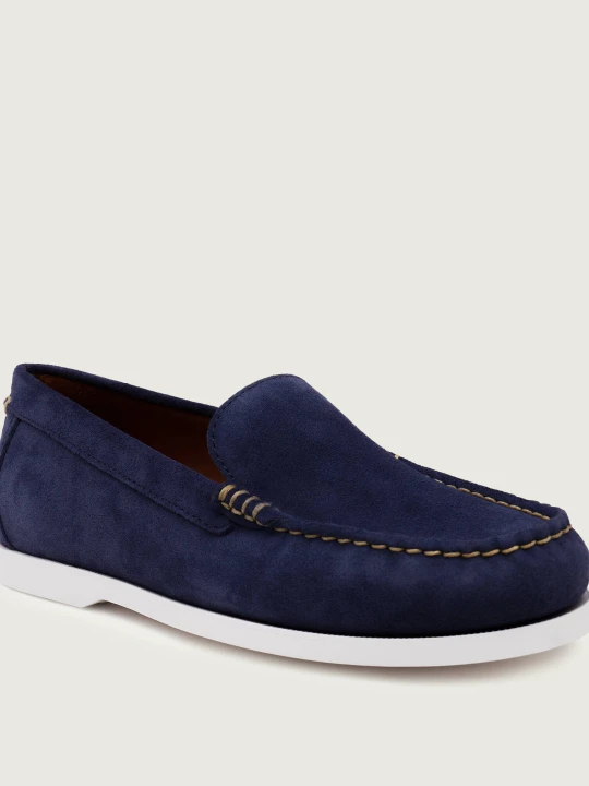 Zdjęcie produktu POLO RALPH LAUREN Skórzane mokasyny MERTON granatowy