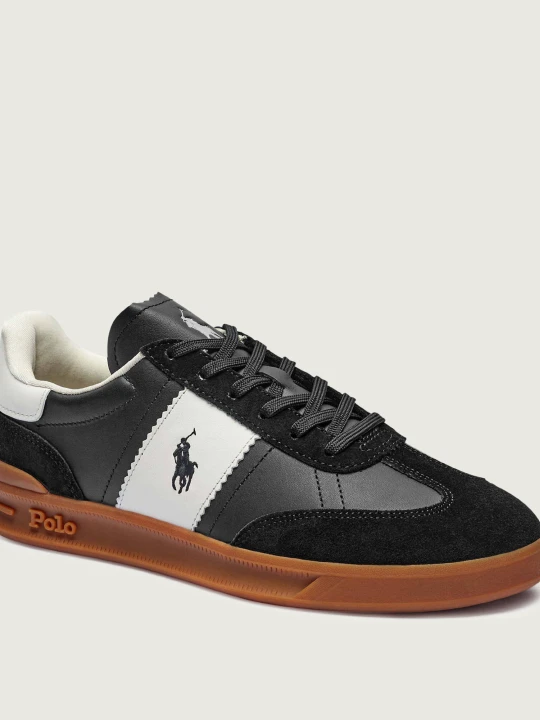 Zdjęcie produktu POLO RALPH LAUREN Skórzane sneakersy czarny