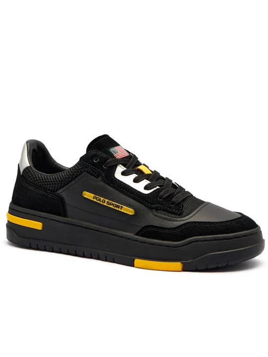 Zdjęcie produktu POLO RALPH LAUREN Skórzane sneakersy czarny