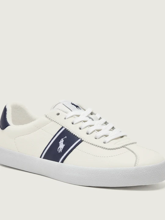 Zdjęcie produktu POLO RALPH LAUREN Skórzane sneakersy Court VLC biały