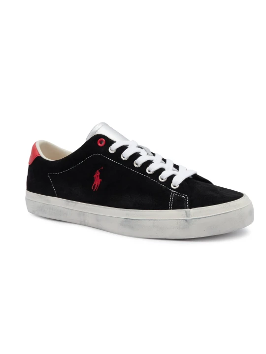 Zdjęcie produktu POLO RALPH LAUREN Skórzane sneakersy LONGWOOD czarny