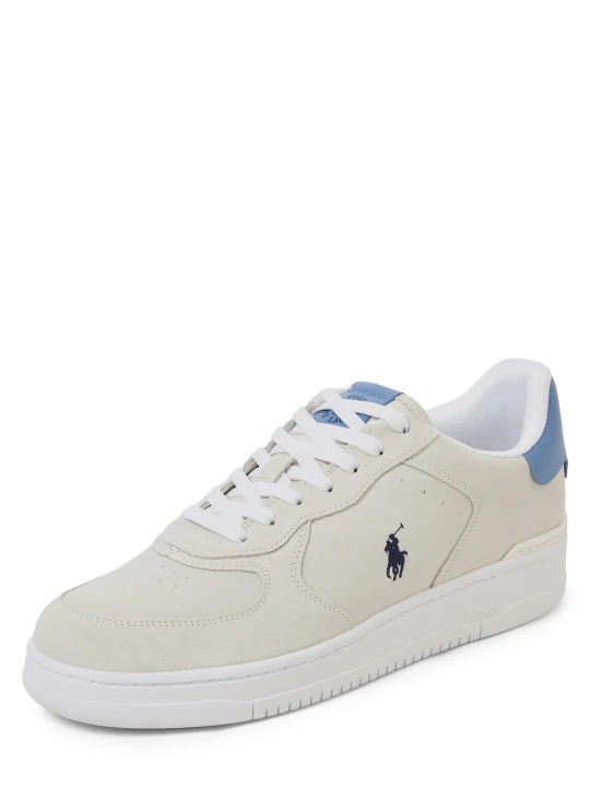 Zdjęcie produktu Polo Ralph Lauren Skórzane sneakersy - Masters Court Mężczyźni skóra beżowy