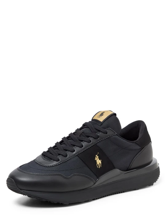 Zdjęcie produktu Polo Ralph Lauren skórzane trampki Mężczyźni skóra czarny